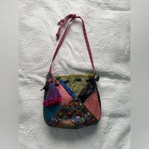 Vintage Carlo Fiori of Italy Exotic Leather Crossbody Bag